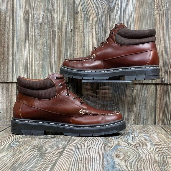 Maine Woods Leather Ankle Boots Brown Lace Padded main image 10